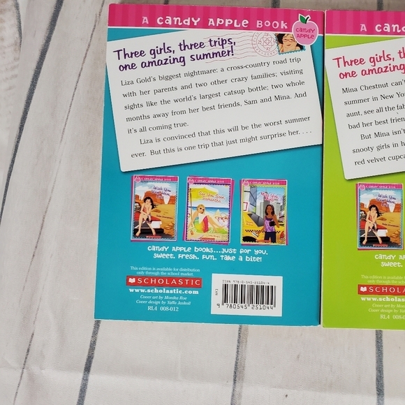 2/$25 Scholastic Candy Apple Books Set of 3 - Picture 7 of 11